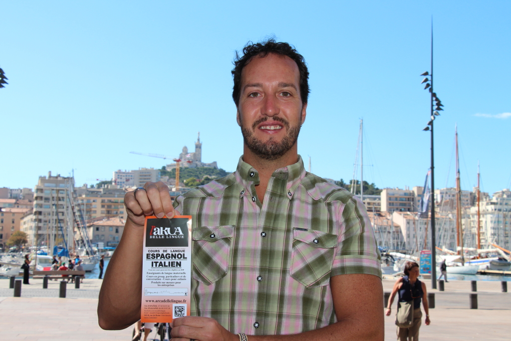 Carlo Almeyra s'occupe de l'association Arca delle lingue (Photo Philippe Maillé)