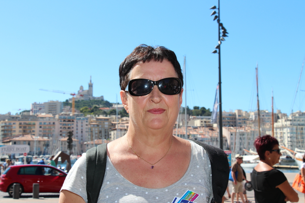 Monique Teychene préside l'association « Loisirs et Solidarité des Retraités» Marseille (Photo Philippe Maillé)