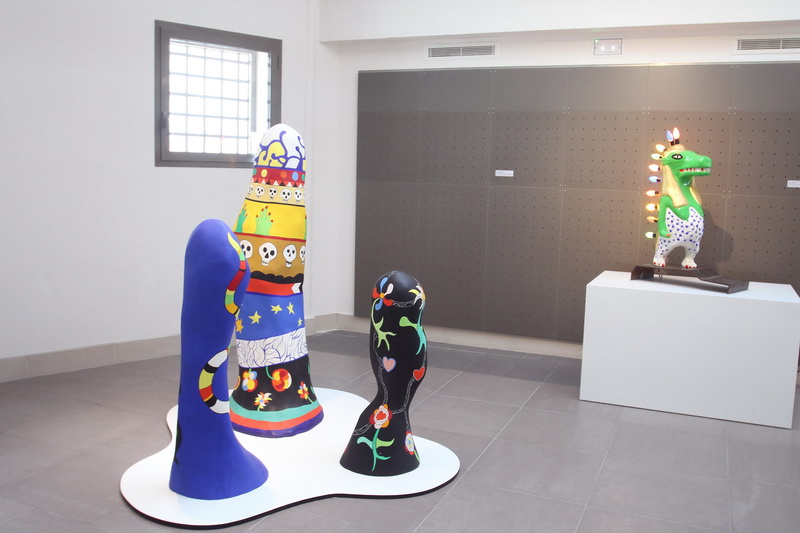 Trilogie des obélisques de Niki de Saint Phalle (Photo Robert Poulain)