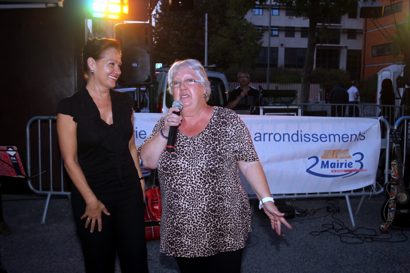 La maire de secteur et la présidente du CIQ Major-Joliette (2e) Monique Angeli (Photo Robert Poulain)