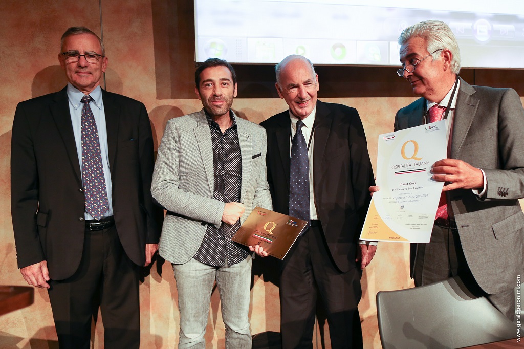 la Chambre de Commerce Italienne pour la France à Marseille a décerné le label « Marchio Ospitalita Italiana » aux meilleurs restaurants (Photo Gérald Géronimi)