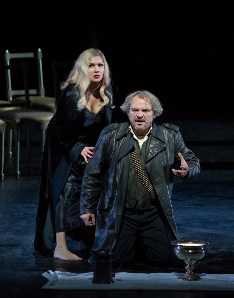 Anna netrebko et Zeljko Lucic dans Macbeth au Met en 2014 (Photo D.R.)
