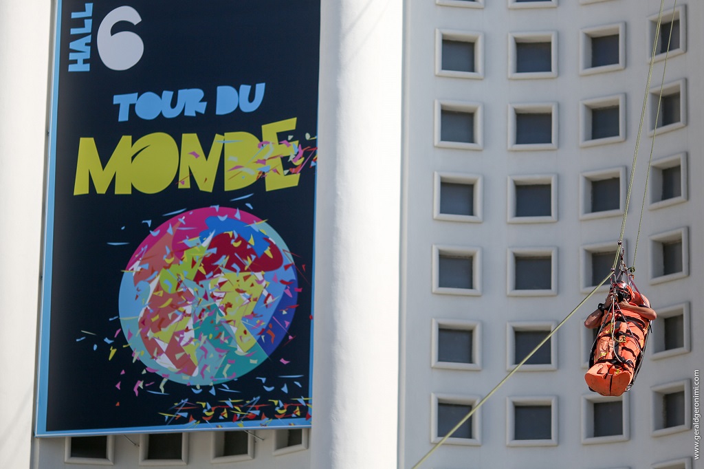 Démonstration de la section opérationnelle spécialisée du Groupe de reconnaissance et d'intervention en milieu périlleux (Grimp) (Photo Gérald Géronimi)