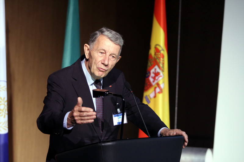 L'amiral Jacques Lanxade, président de la Fondation méditerranéenne d'études stratégiques (Photo Robert Poulain)
