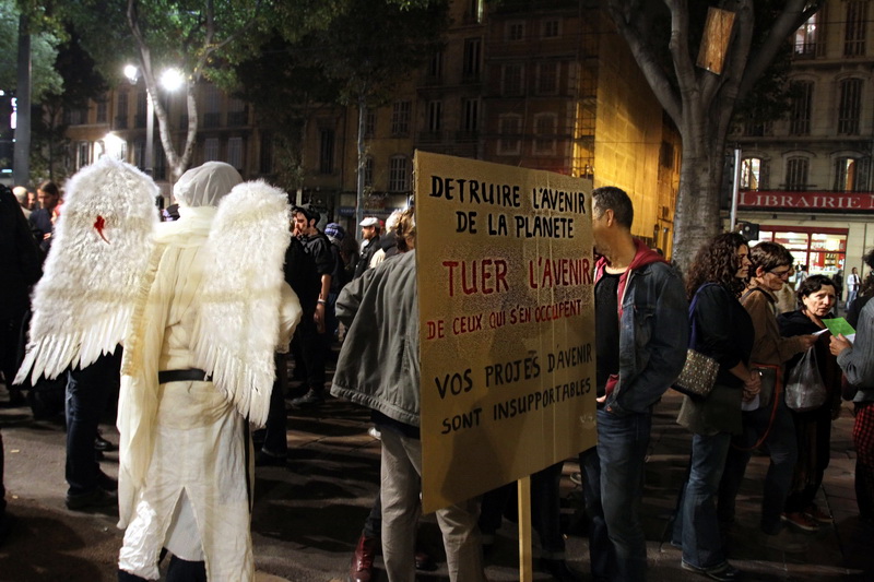 La manifestation à Marseille s'est dispersée dans le calme (Photo Robert Poulain)