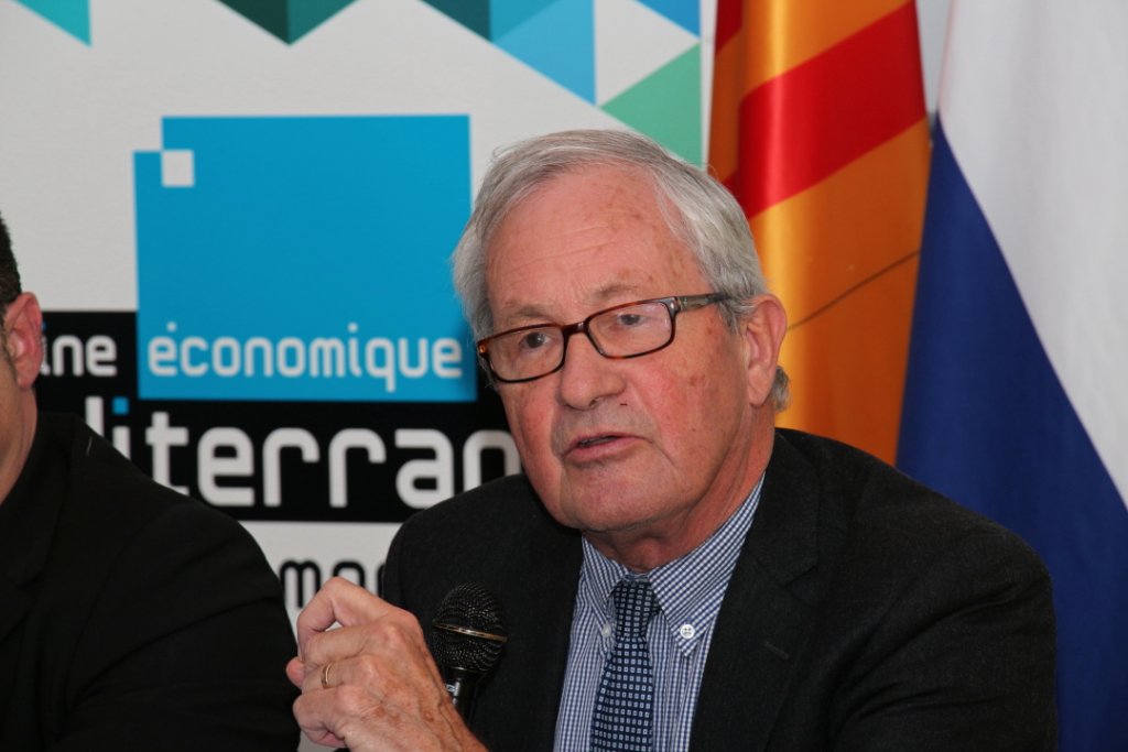 Bernard Morel, président d'Euroméditerranée à Marseille (Photo Philippe Maillé)