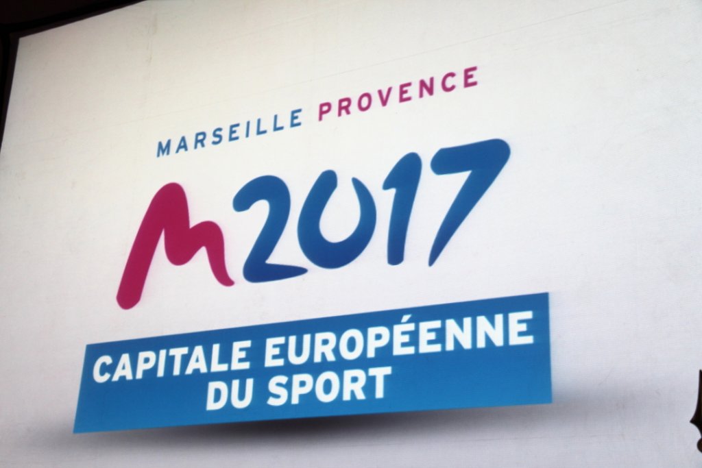Le nouveau logo de la Capitale européenne du Sport (Photo Philippe Maillé) Le nouveau logo de la Capitale européenne du Sport (Photo Philippe Maillé)