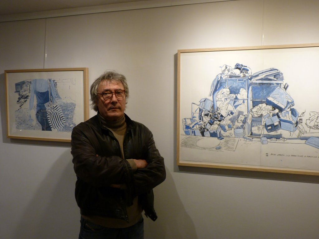 Angel Darisio expose ses oeuvres à la galerie JAL jusqu'au 10 janvier  (Photo P.M.-C.)