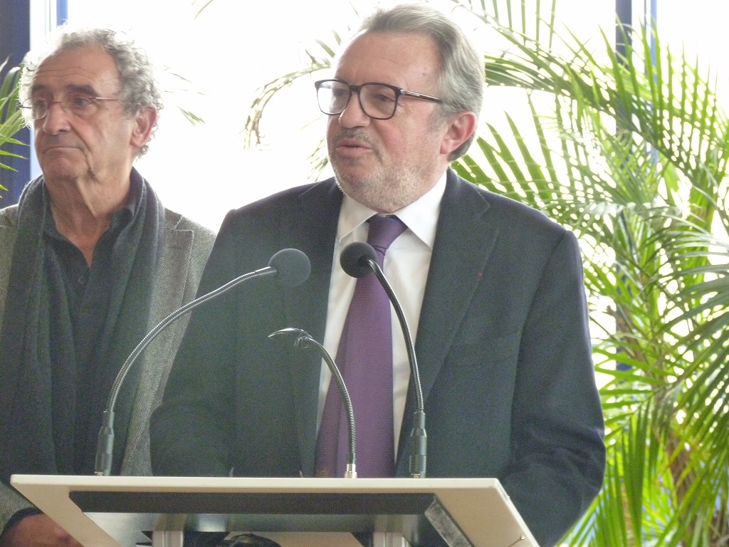 Jean-Noël Guérini et le nouveau président du 