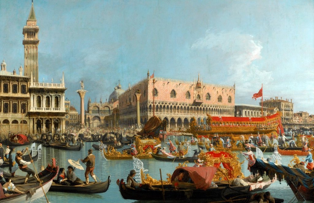 Canaletto Le Bucentaure de retour au môle (1730-1735) The Bowes Museum, Co. Durham, UK (© The Bowes Museum)