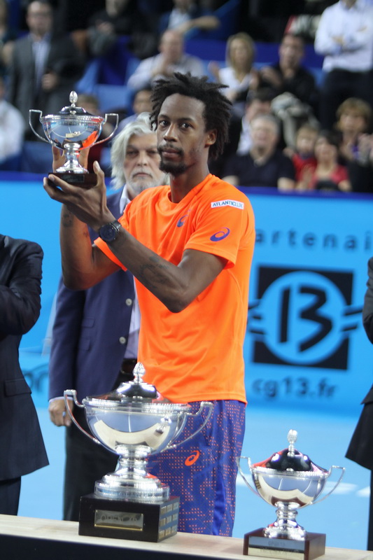Le finaliste malheureux Gaël Monfils (Photo Robert Poulain)