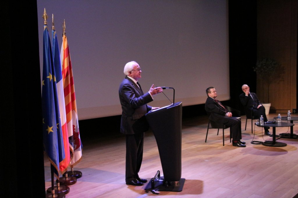 Michel Vauzelle: "La Villa méditerranée est le seul équipement en France dédié à l'avenir de la Méditerranée" (Photo Philippe Maillé)
