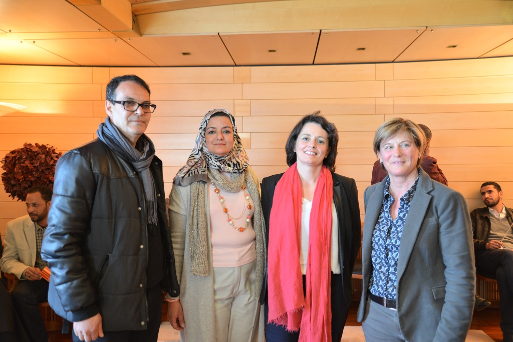 Une délégation de jeunes Libyens a été reçue à Marseille au Conseil régional Paca (Photo D.R.)
