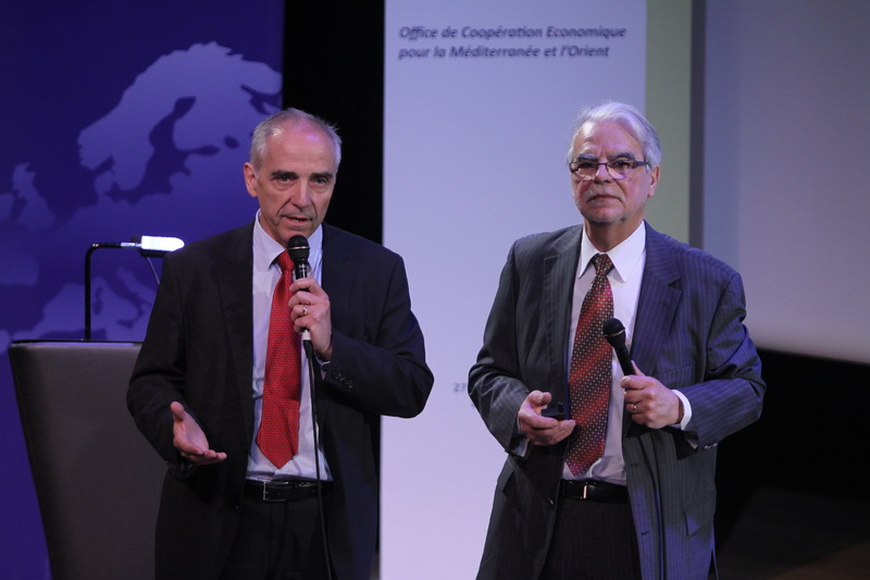 Alain Meyssonnier, Conseiller du Commerce extérieur de la France et Léo Vincent, responsable du programme HOMERe (Photo Robert Poulain)