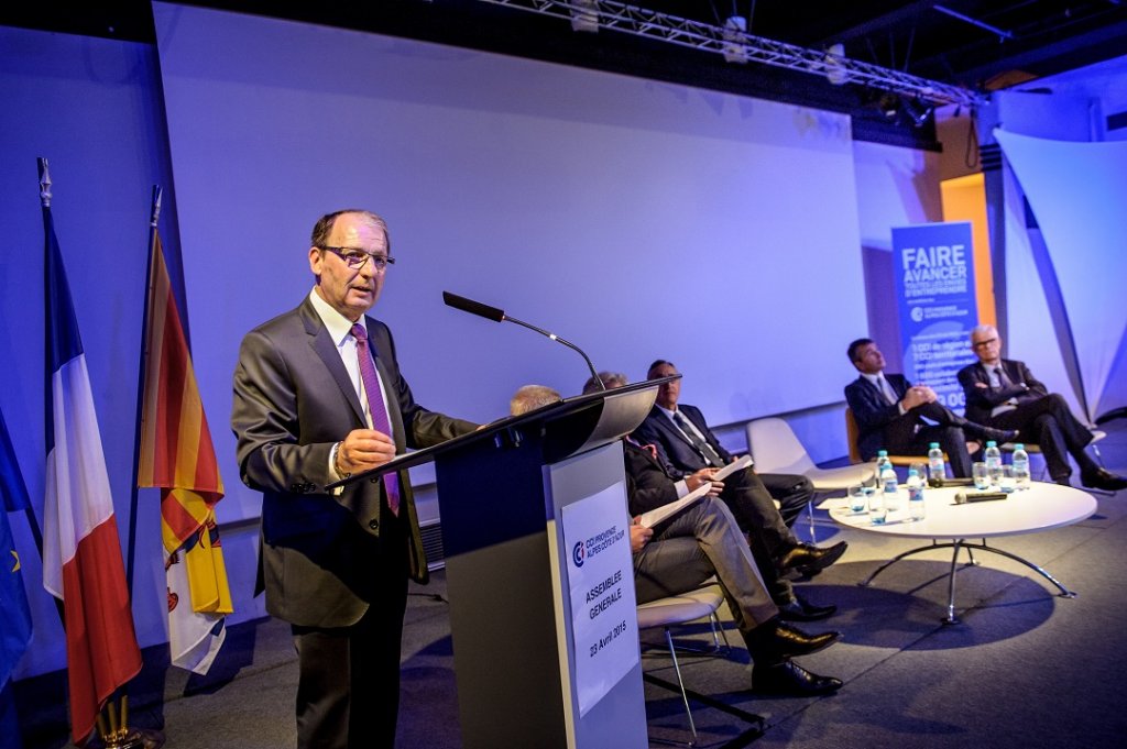 Première Assemblée générale pour Maurice Brun, le nouveau président de la CCIR Paca (Photo D.R.)