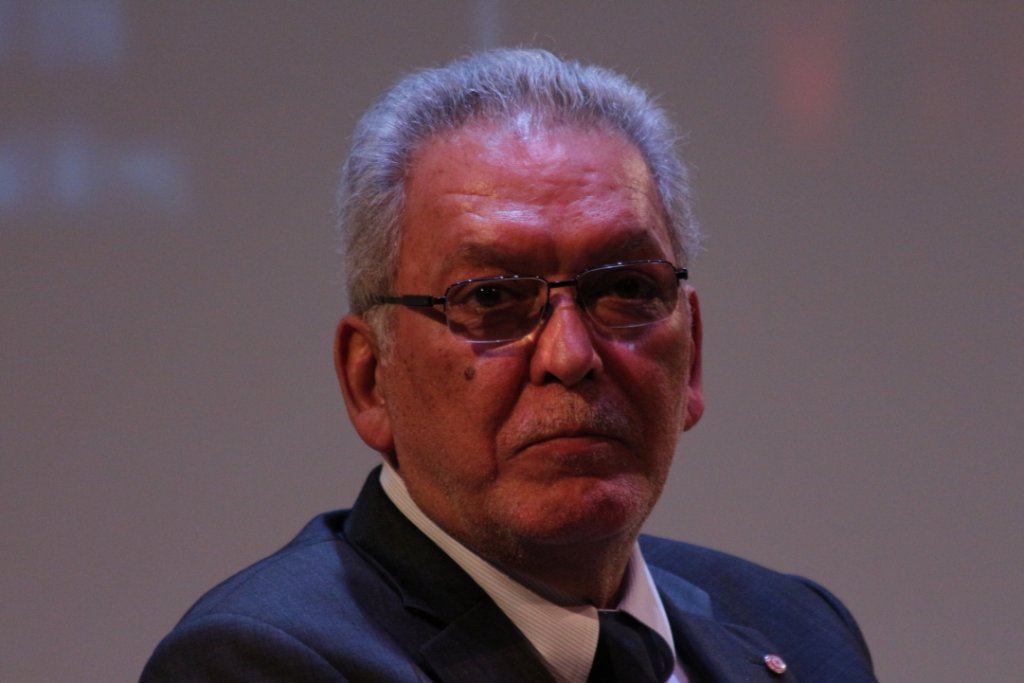 Kamel Jendoubi, ministre tunisien chargé des relations avec les institutions constitutionnelles et la société civile (Photo Philippe Maillé)