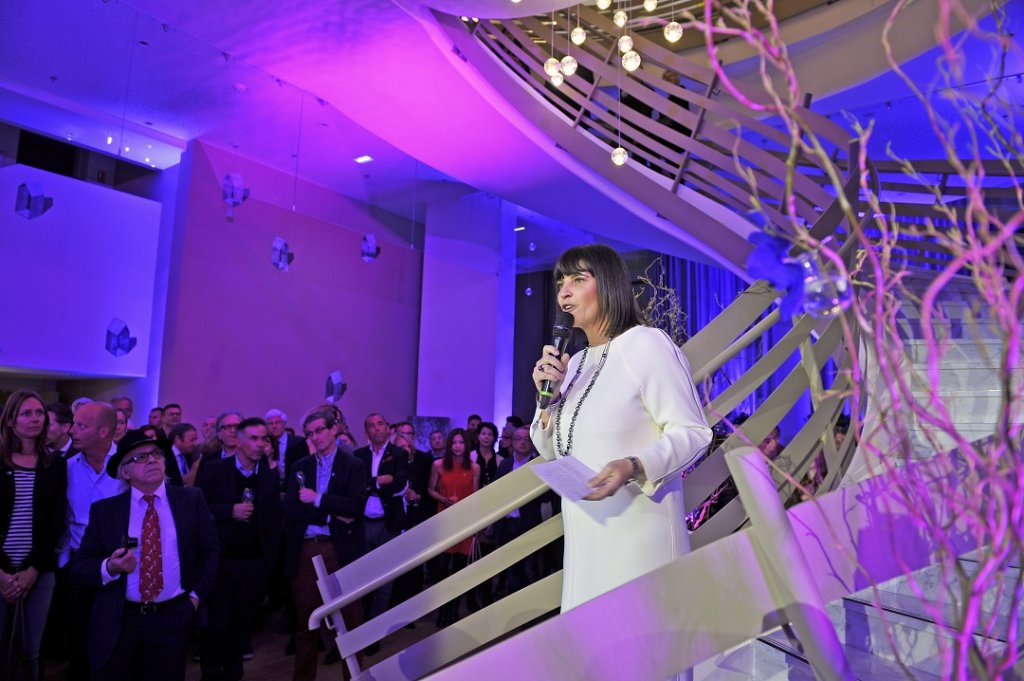 Florence Bezault, la nouvelle directrice générale du Renaissance, a accueilli les invités au premier anniversaire de l’Hôtel. (Photo Jean-Eric Ely)