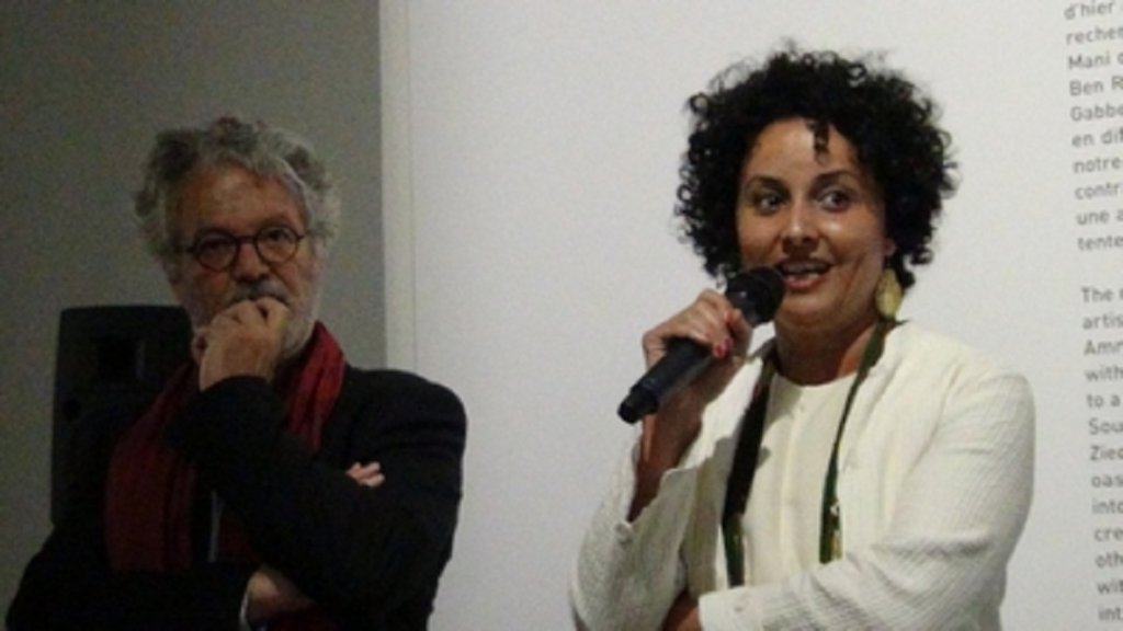 Thierry Fabre et Sana Tamzini commissaires de l'exposition  Thierry Fabre et Sana Tamzini commissaires de l'exposition