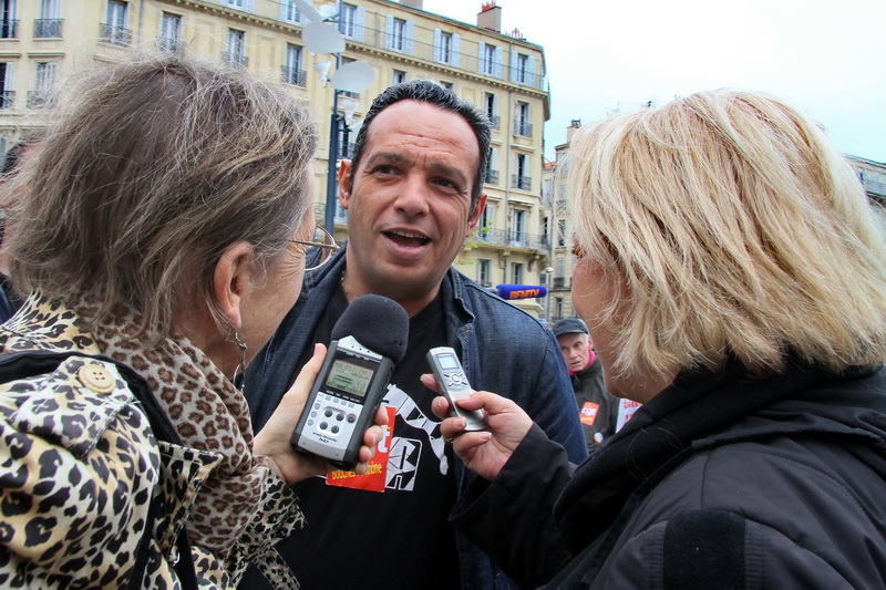 Thierry Pettavino, secrétaire de l'UD CGT (Photo Robert Poulain)