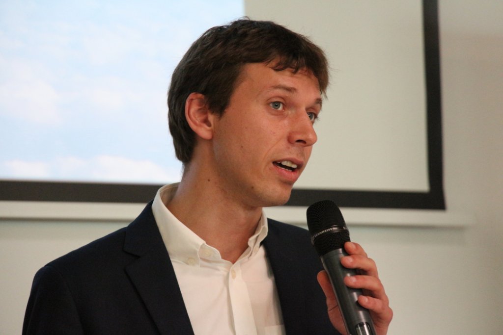 Yann Delomez, responsable vente et marketing de Ryanair (Photo Philippe Maillé)