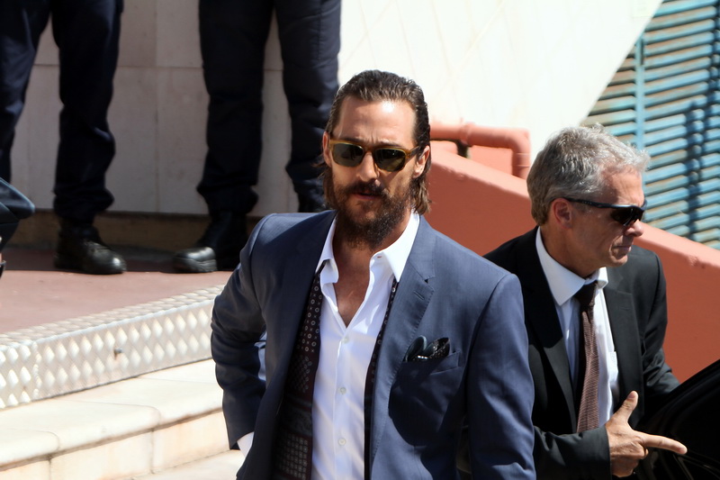 L'acteur oscarisé Matthew McConaughey à Cannes pour  