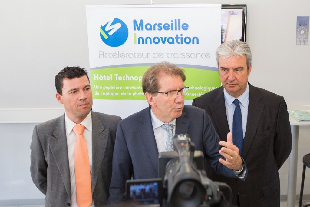le président de MPM, Guy Teissier a annoncé son soutien à la recherche et à l'enseignement supérieur à hauteur de 10M€