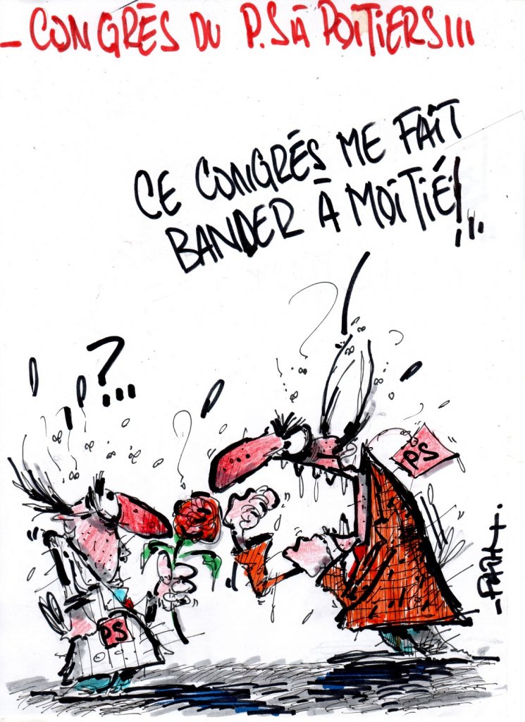 Dessin du caricaturiste Fathy Bourayou