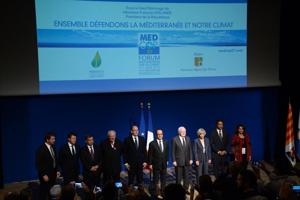 C'est un aréopage de personnalités qui s'est retrouvé ce jeudi autour du Président de la République pour l'ouverture de MedCop 21 à la Villa Méditerranée à Marseille