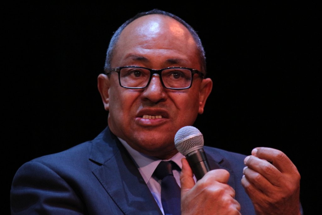 Néjib Karafi, ancien secrétaire d'État tunisien au Développement régional et local (Photo Philippe Maillé)