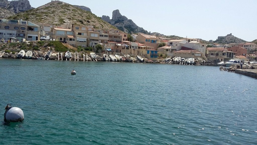 L'arrivée au Goudes (Photo P.M.-C.)