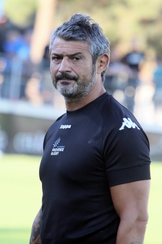 Christian Labit, l'entraîneur du Provence Rugby (Photo Robert Poulain)