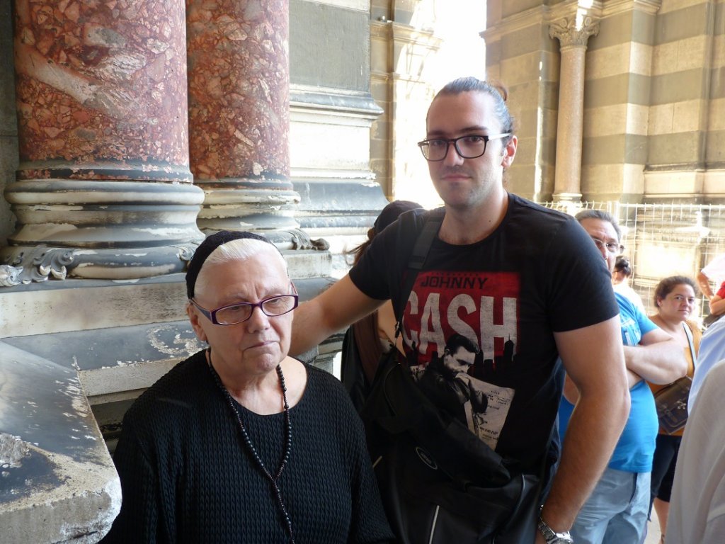 Huguette et son fils Benjamin (Photo P.M.-C.)