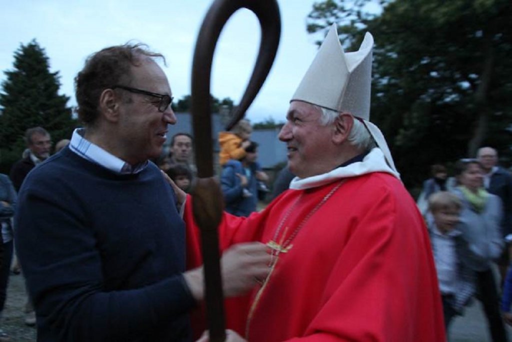 Mgr Jean Marc Aveline et Ghaleb Ben Cheikh  (Photo D.R.)