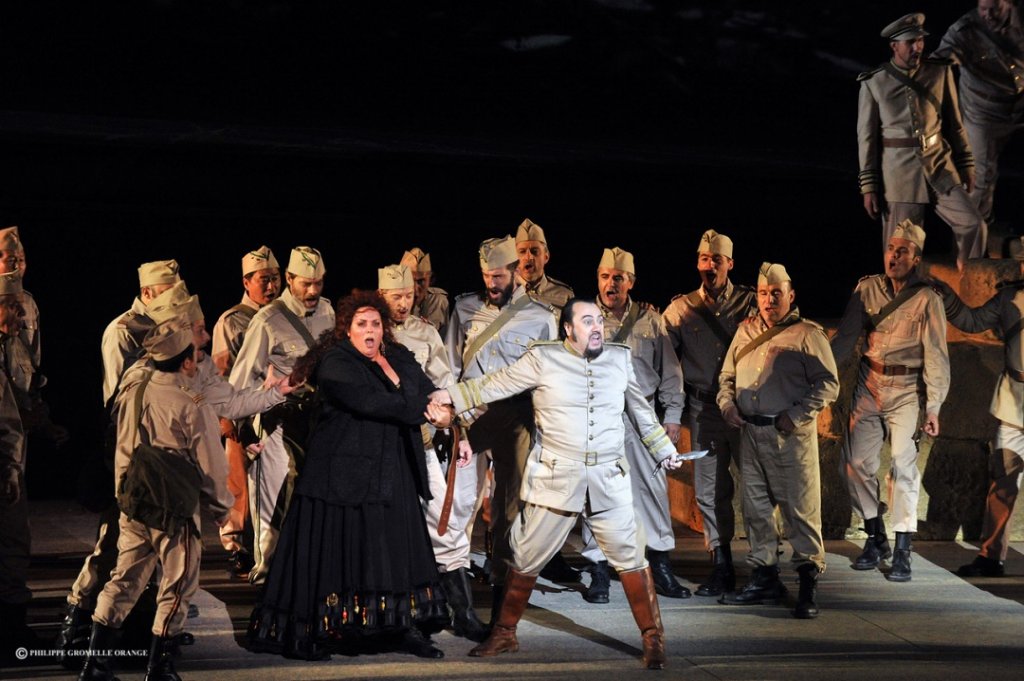 George Petean et Marie-Nicole Lemieux, les grands triomphateurs de cette production du Trouvère mise en scène par Charles Roubaud. (Photo Philippe Gromelle)