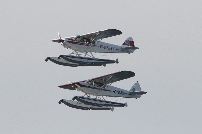 Hydravions en vol (Photo Robert Poulain)