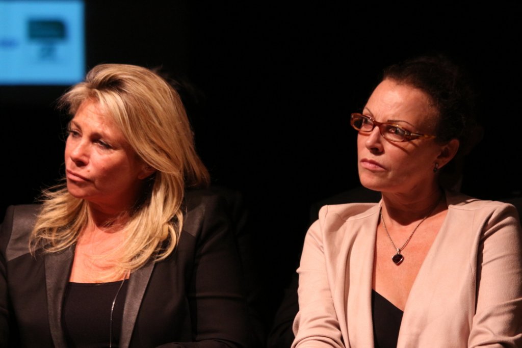 Caroline Pozmentier et Sophie Joissains (Photo Philippe Maillé)