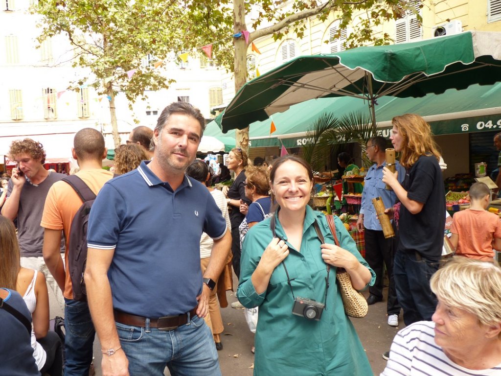 Guillaume Sicard et Mariane Tiberghien de Marseille Centre (Photo Patricia Maillé-Caire)