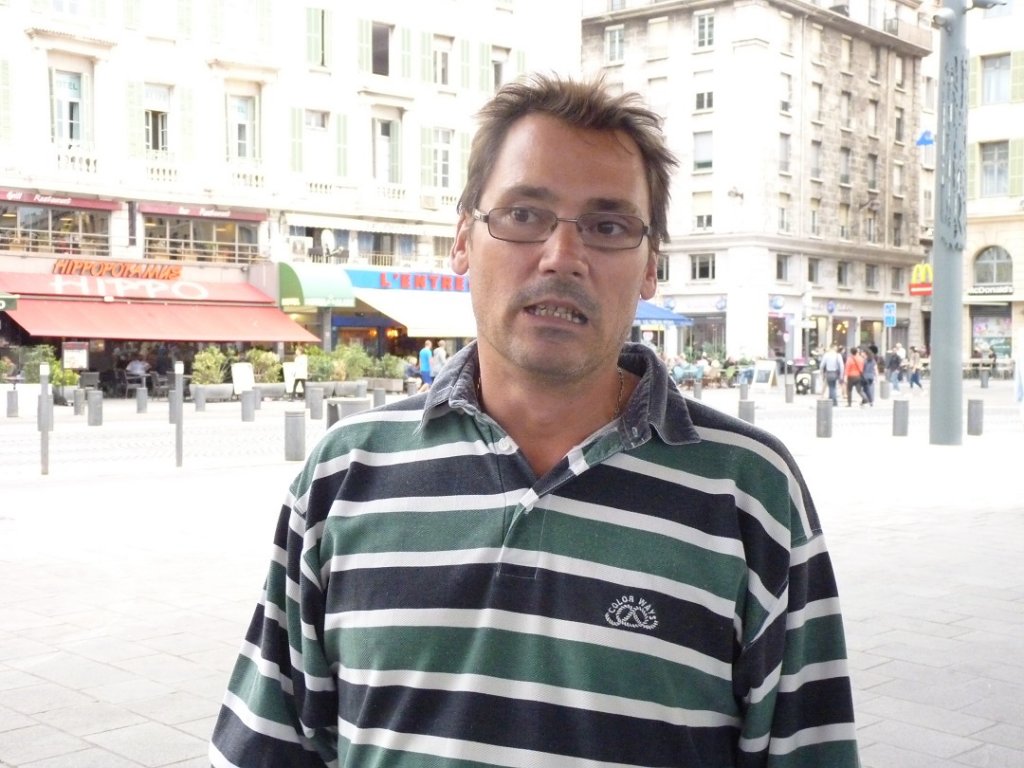Gwenaël Kervajan est l'un des initiateurs de ce rassemblement citoyen de soutien aux réfugiés (Photo P.M.-C.)