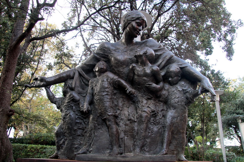 La statue de  La statue de
