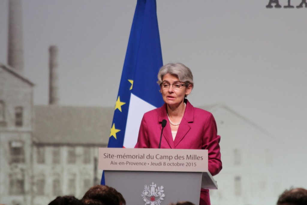 Irina Bokova,  Directrice Générale de l'Unesco (Photo Philippe Maillé)
