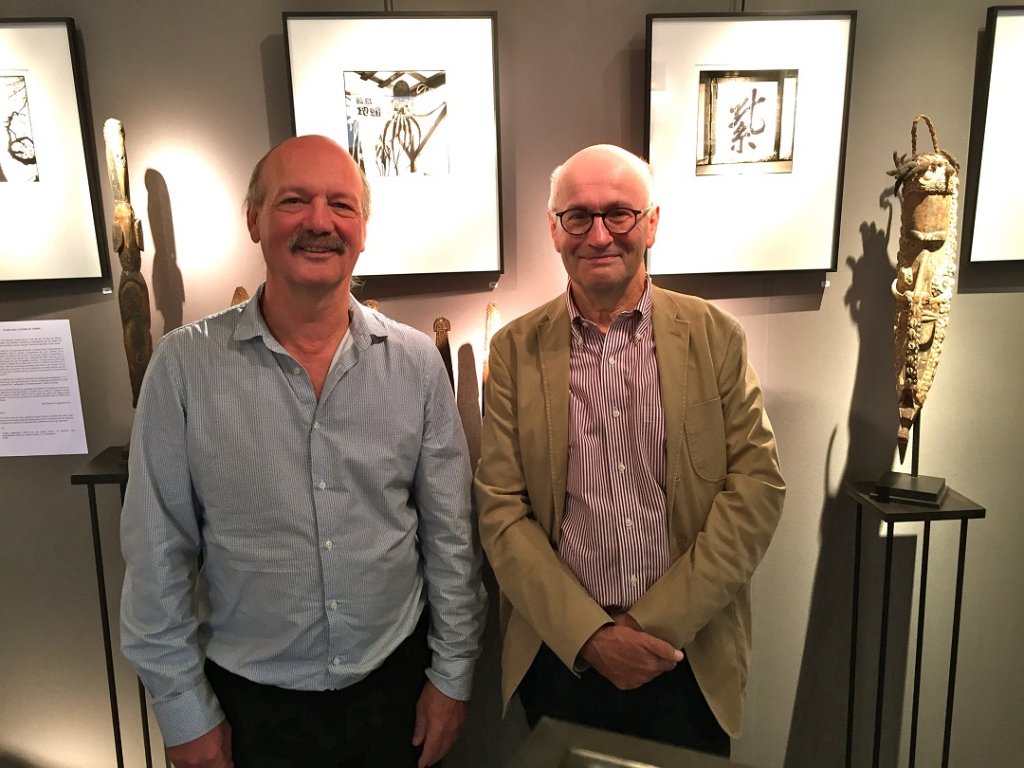 Franck Marcelin, à gauche, en compagnie de Robert Ramser. (Photo M.E).