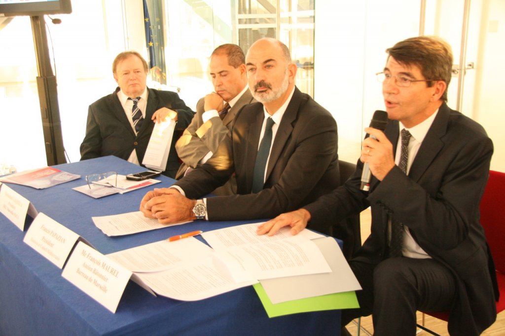 Me Francis Maurel, ancien Bâtonnier du barreau de Marseille - Francis Papazian, Président de Finances & Conseil Méditerranée - Mohamed Laqhila, Président de l’Ordre des experts-comptables Marseille Paca -  Me Jean-Pierre Mignard, avocat au Barreau de Paris, maître de conférences à Sciences Po Paris, fondateur du cabinet Lysias Partner (Photo FCM)