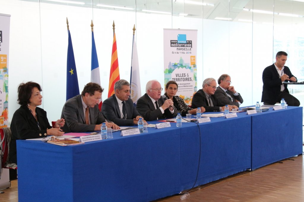 les organisateurs de la Semaine économique de la Méditerranée à Marseille ont mis en avant de nouvelles sources de développement économique pour les territoires en Méditerranée (Photo Philippe Maillé)