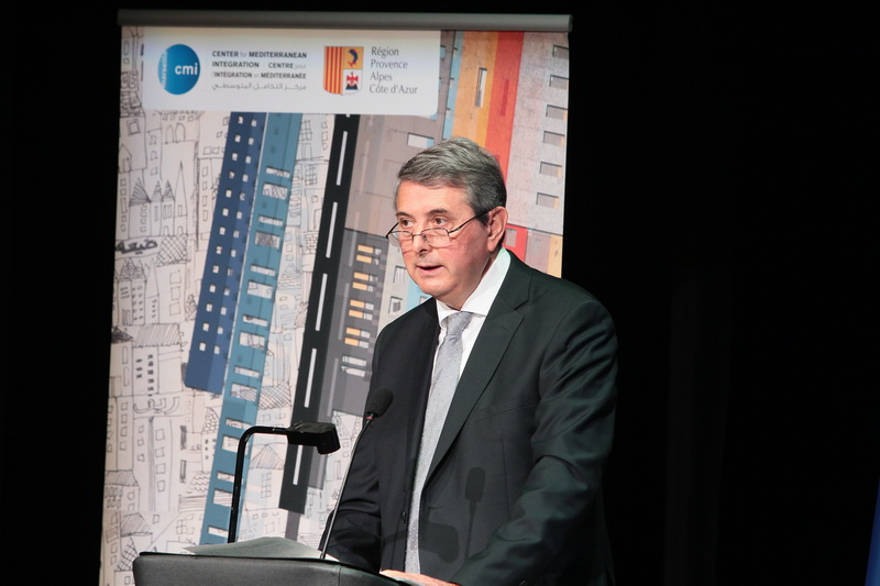 Mourad Ezzine, directeur du Centre pour l'intégration en Méditerranée (CIM) (Photo Robert Poulain)