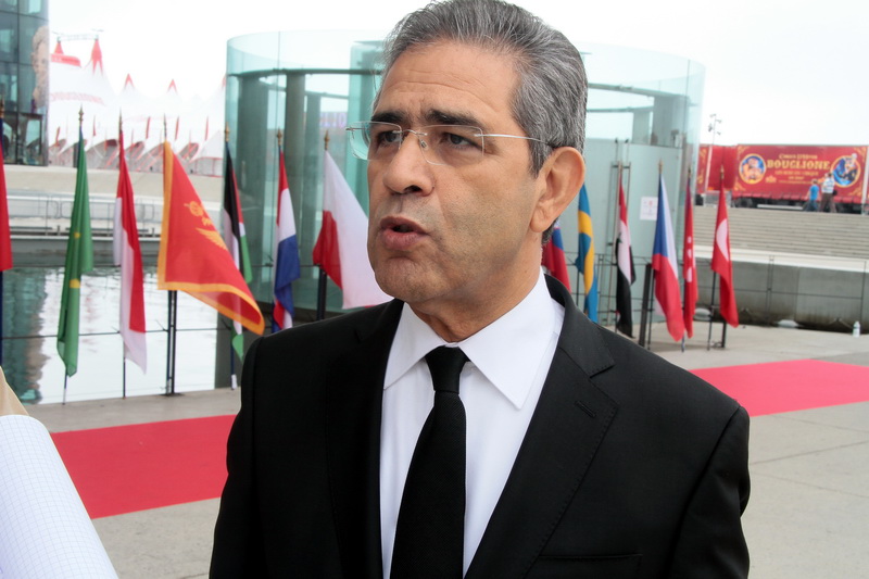 Driss Merroun, ministre marocain de l'Urbanisme et de l'Aménagement du territoire (Photo Robert Poulain)