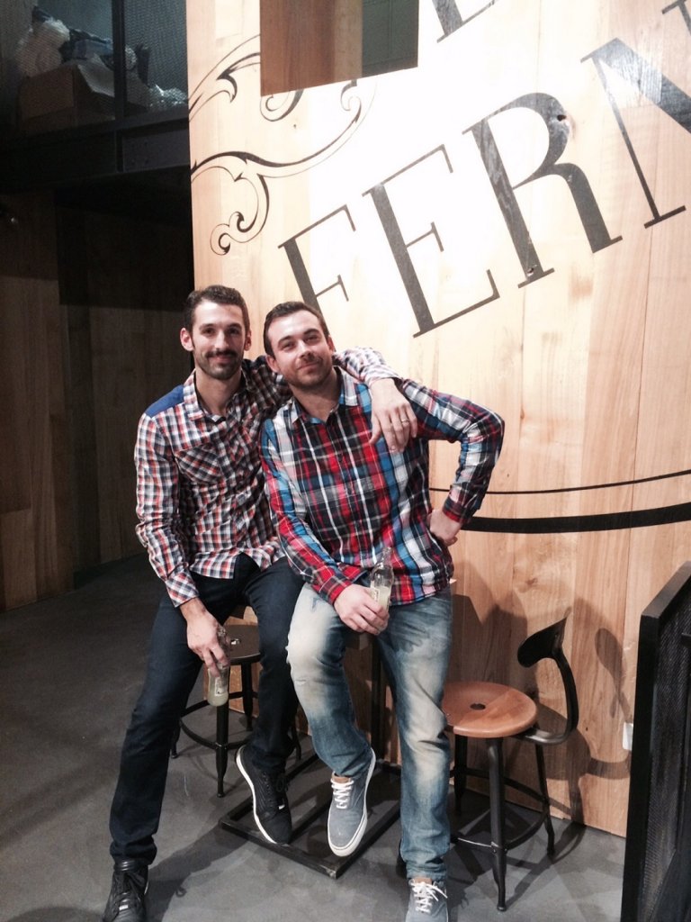 Les deux associés et amis Thierry Narbonne et Anthony Hatchikian de Big Fernand (Photo J.H.)