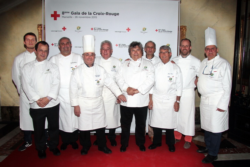 Les Maîtres Cuisiniers de France de la région (Photo Robert Poulain)