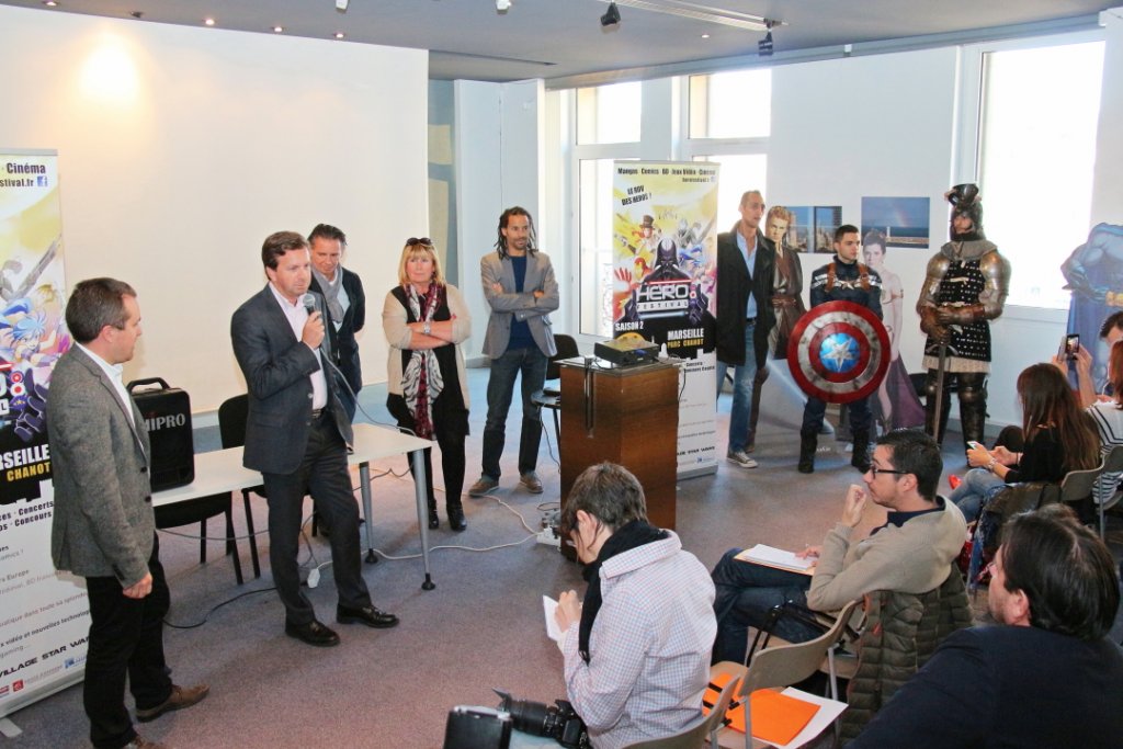 Toute l'équipe de HéroFestival (Photo Philippe Maillé)