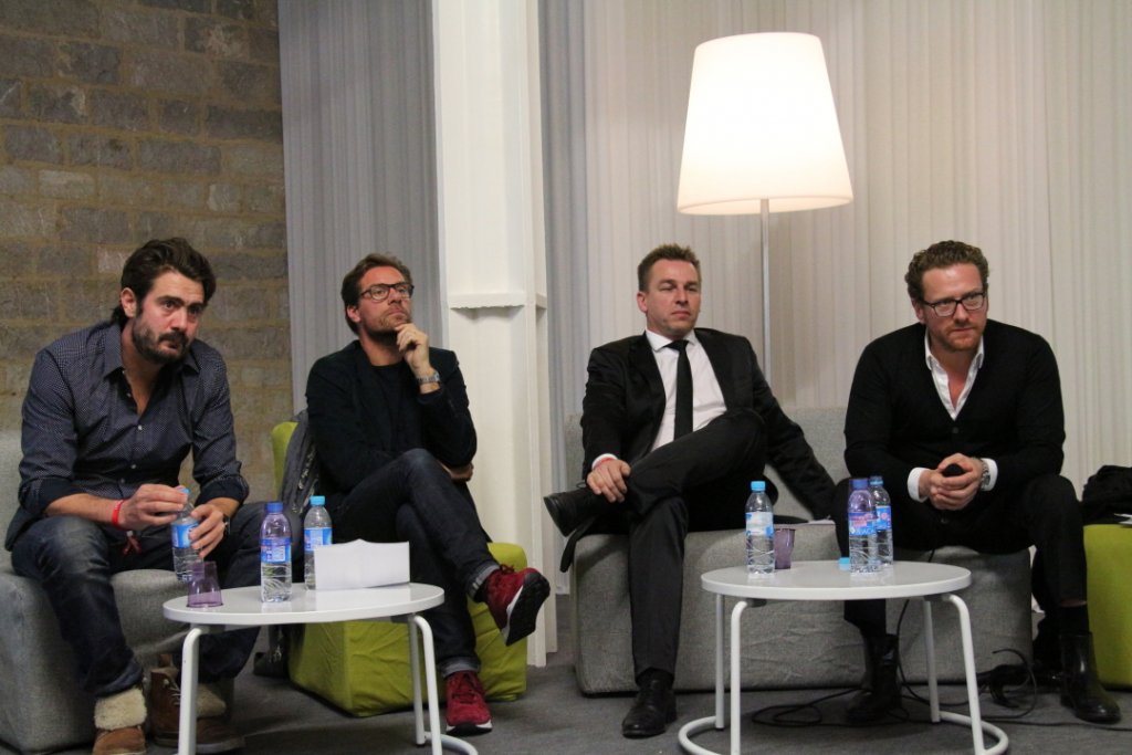 Jérémie Depieds, Quentin Gilles, Denis Carlier et Emmanuel Duchange ont présenté le concept Reebok et le marché des Docks (Photo Philippe Maillé)