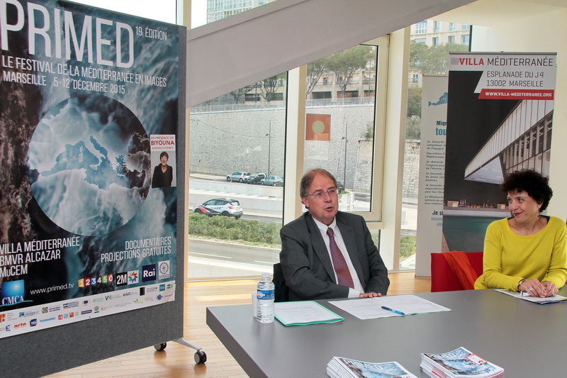 C'est avec une intense émotion que Bernard Valero et Valerie Gerbault ont présente le Primed à la presse, à quelques jours des sanglants attentats du 13 novembre (Photo Robert Poulain) C'est avec une intense émotion que Bernard Valero et Valerie Gerbault ont présente le Primed à la presse, à quelques jours des sanglants attentats du 13 novembre (Photo Robert Poulain)